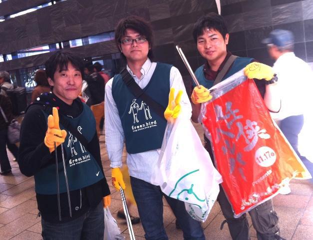 任侠ヘルパー応援☆鹿児島チーム　天文館昼おそうじ画像