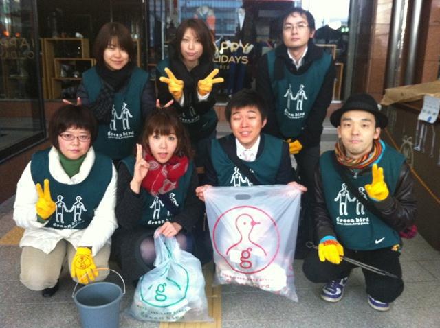 12月6日鹿児島中央駅　朝そうじ画像