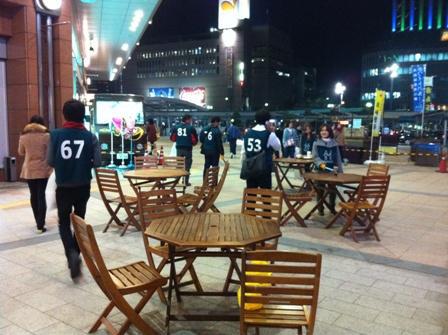 鹿児島チーム　中央駅　夜おそうじ(*&acute;&forall;｀*)画像