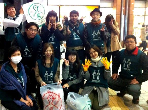 鹿児島チーム　中央駅　夜おそうじ(*&acute;&forall;｀*)画像