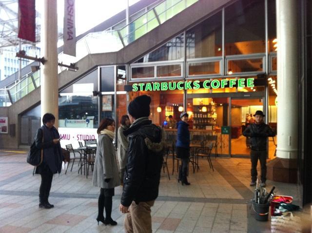 鹿児島チーム中央駅　朝おそうじ(*>&omega;画像