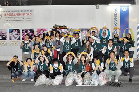 歌舞伎町ごみゼロそうじ2013！画像
