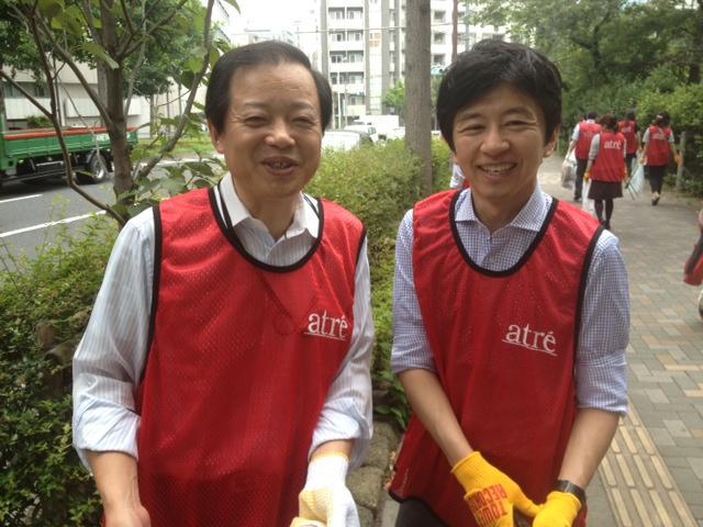 アトレ「Clean&Green Action」四谷店そうじ画像