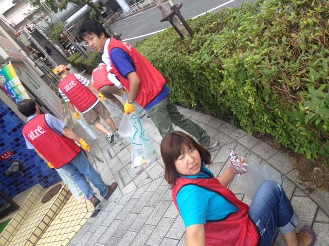 アトレ「Clean&Green Action」大井町そうじ画像