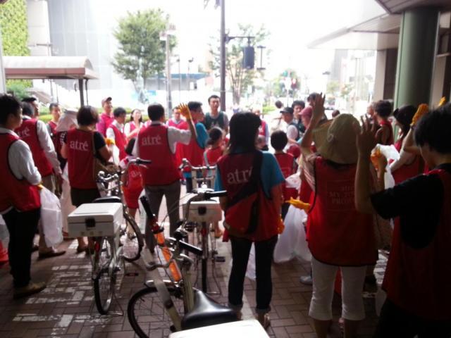 アトレ「Clean&Green Action」大井町そうじ画像