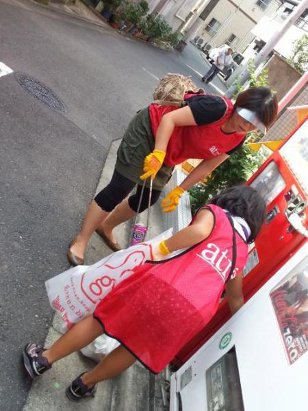アトレ「Clean&Green Action」大井町そうじ画像