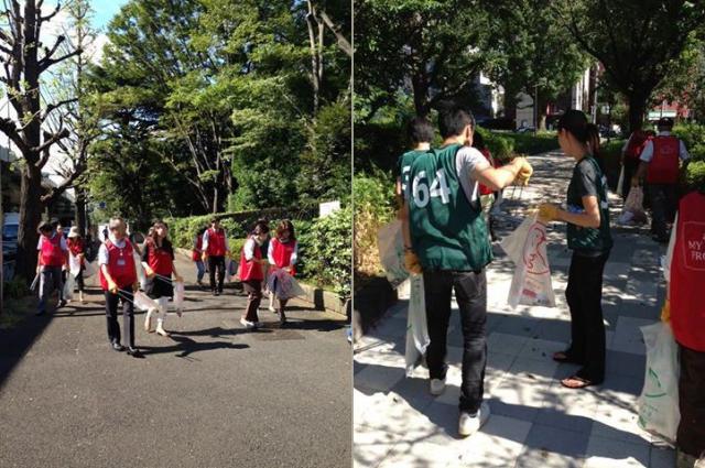 アトレ「Clean&Green Action」目黒そうじ画像