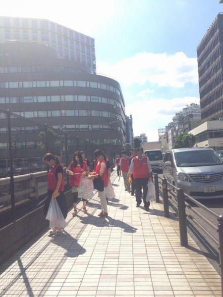 アトレ「Clean&Green Action」目黒そうじ画像