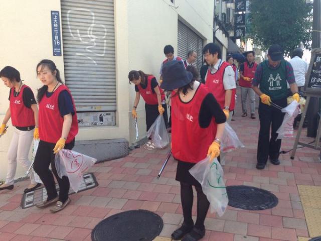 アトレ「Clean&Green Action」目黒そうじ画像