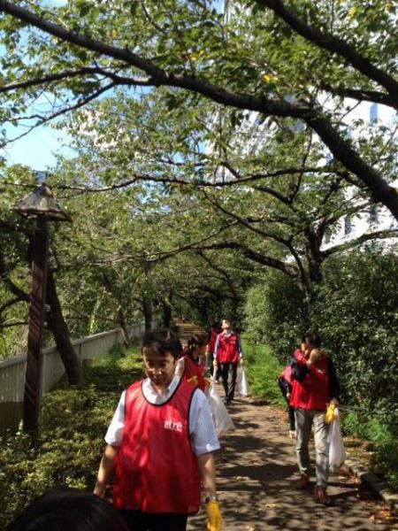 アトレ「Clean&Green Action」目黒そうじ画像