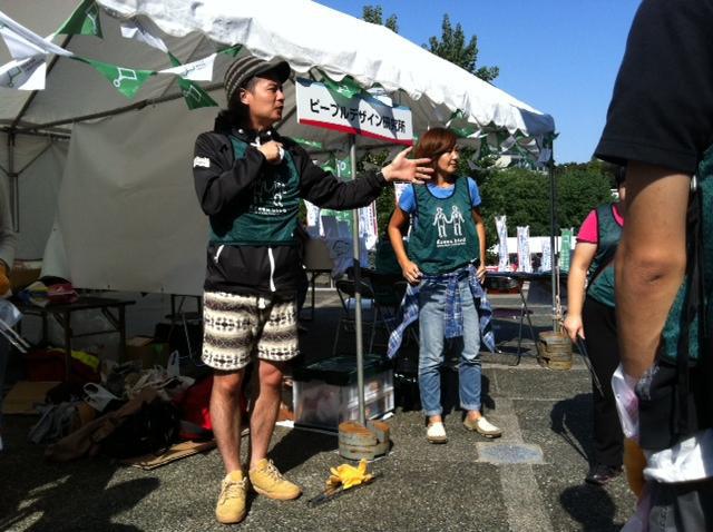 【10/14】2013 MIXTURE! PEOPLE DESIGN FES.  &times; green bird 東京体育館そうじ画像