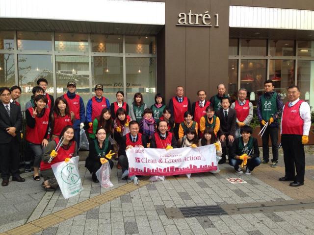 アトレ「Clean&Green Action」秋葉原そうじ画像