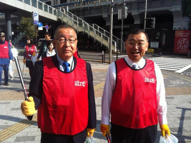 アトレ「Clean&Green Action」秋葉原そうじ画像