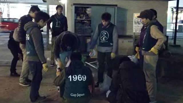 初掃除2014　学生掃除？画像