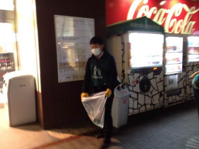 初掃除2014　学生掃除？画像