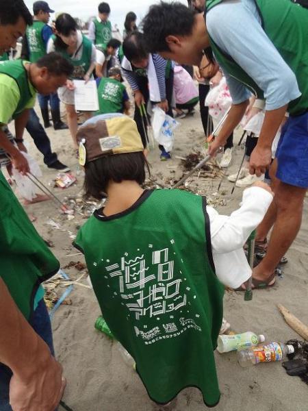 第2回海の日ゴミゼロアクション　コラボおそうじ！画像