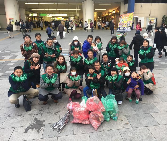 笑い溢れる新年初そうじ;D画像