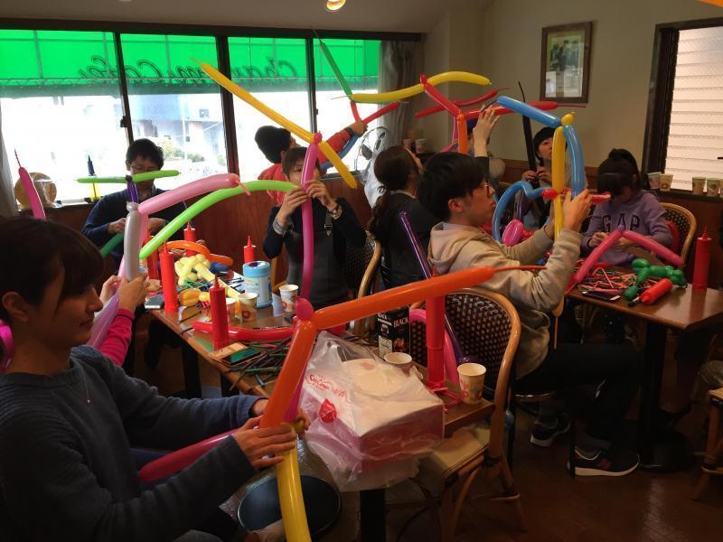 バルーンアーティストp0p0さんとコラボ:)画像