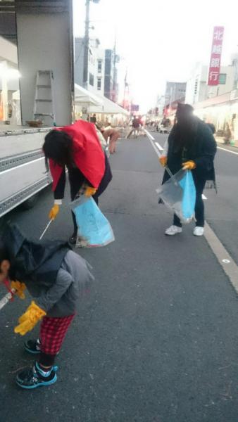 2016.10.29 新津ハロウィン祭りコラボおそうじ画像