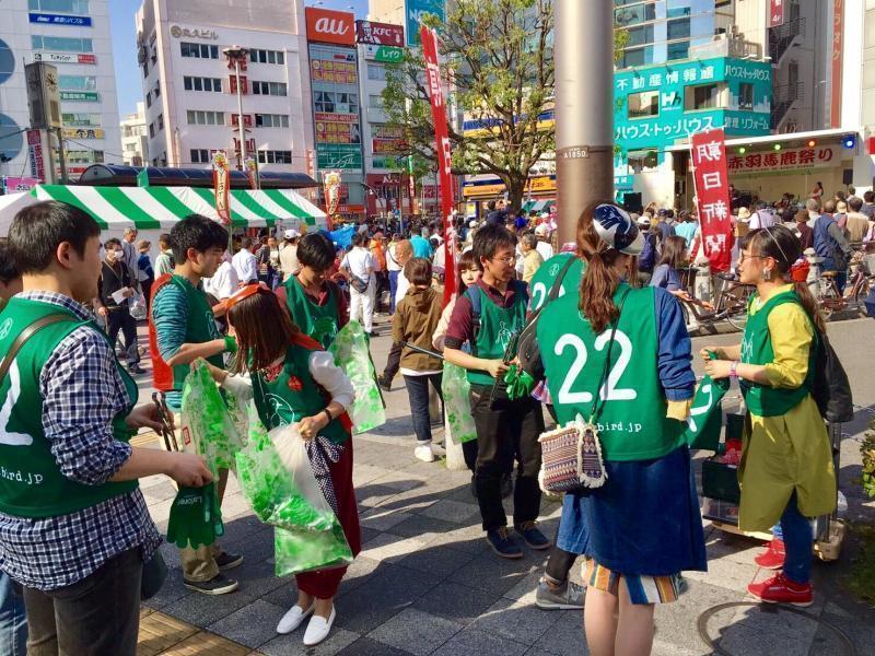 赤羽馬鹿祭りそうじ&times;レインボープライド画像