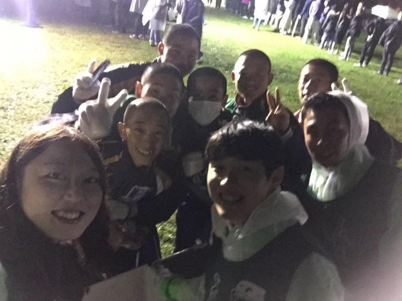 秋の夜空に咲く北区の花火画像