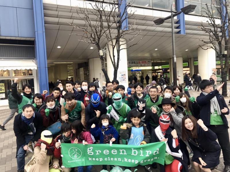 五輪カラーだっ！！アースゴミ拾いレンジャー再び赤羽に現る！！画像