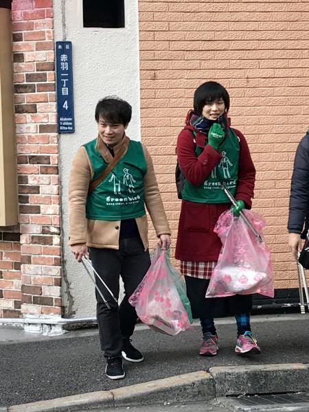 五輪カラーだっ！！アースゴミ拾いレンジャー再び赤羽に現る！！画像