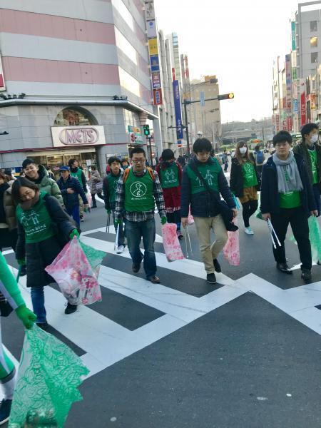 五輪カラーだっ！！アースゴミ拾いレンジャー再び赤羽に現る！！画像