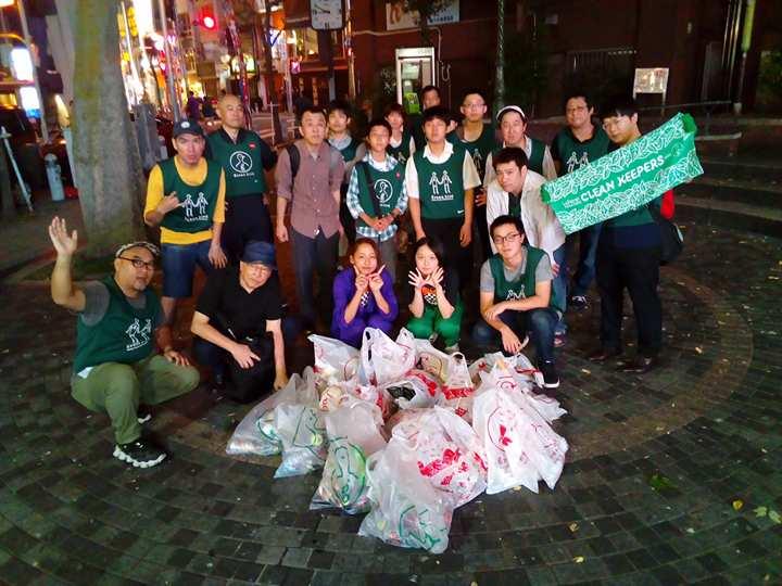 アメ村夜そうじ！画像