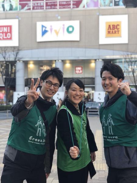 ユニクロ赤羽ビビオ店さんとコラボそうじ:)画像