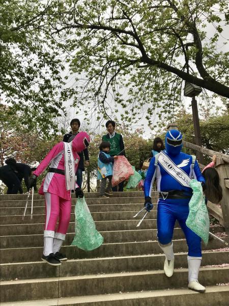 飛鳥山公園への出張お掃除：）画像