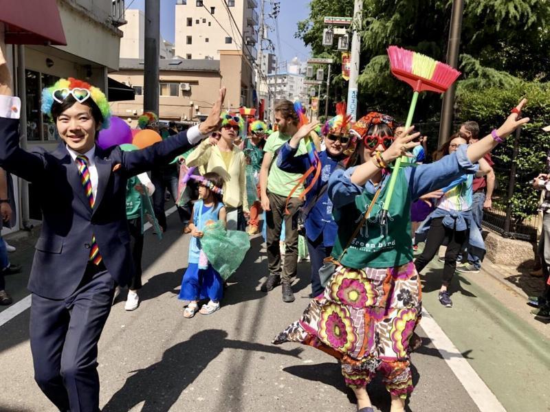Rainbow Tokyo 北区とコラボして赤羽馬鹿祭りの大パレードに参加！！　画像