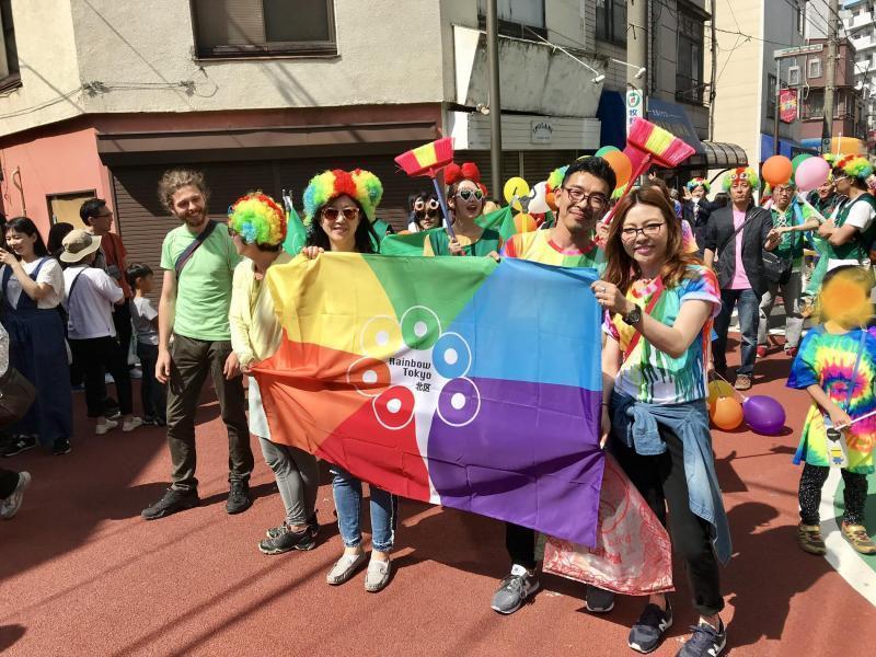 Rainbow Tokyo 北区とコラボして赤羽馬鹿祭りの大パレードに参加！！　画像