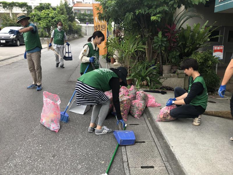 泊地区地域清掃画像