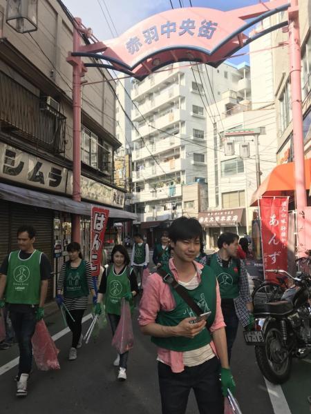 ★赤羽　ゴミゼロそうじ～～～★画像