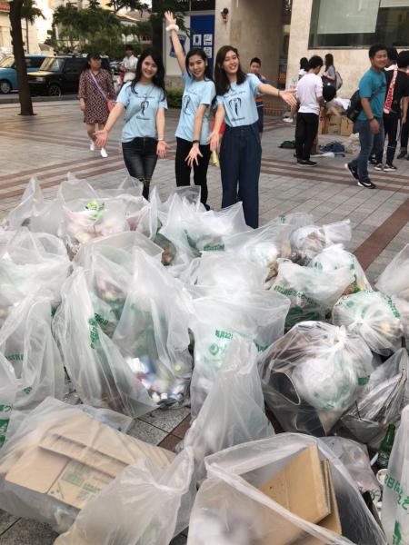 沖縄観光の未来を考える会主催！ニコニコクリーンアップ大作戦！画像