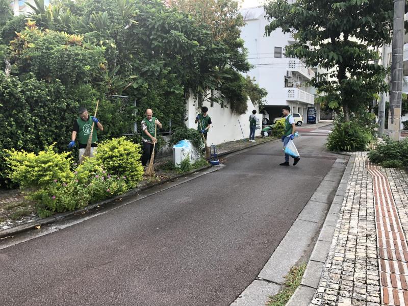 アレックス 泊地区清掃画像