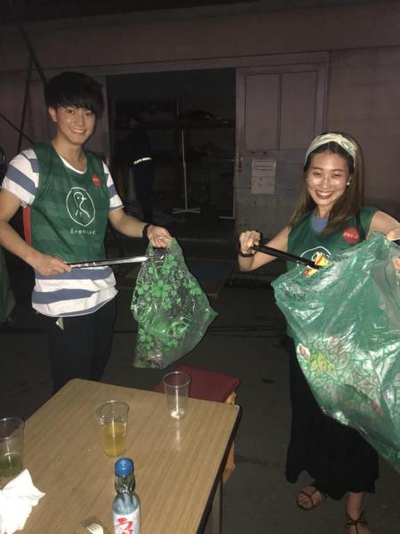 ★赤羽納涼フェスタコラボ掃除★画像