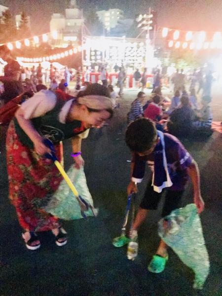 ★赤羽納涼フェスタコラボ掃除★画像