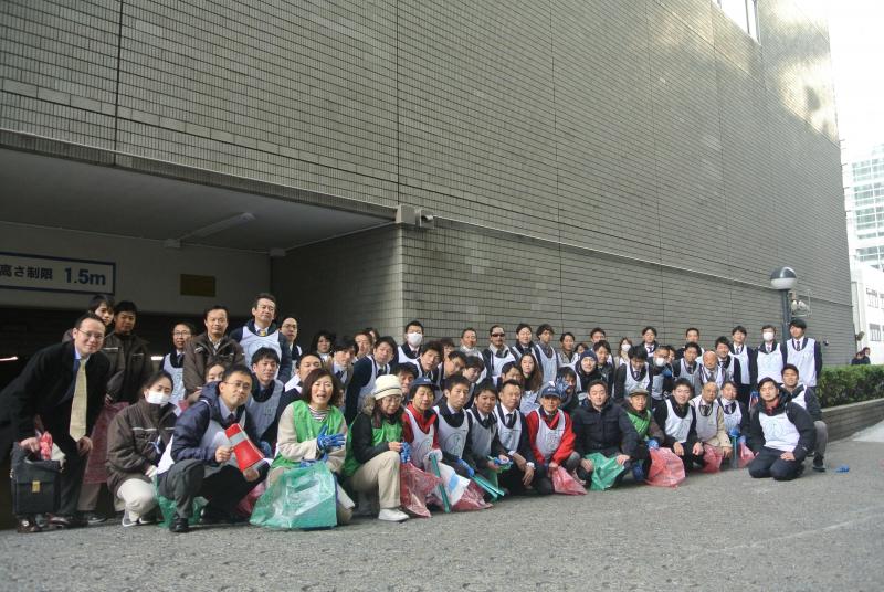 渋谷道玄坂チーム第1回清掃活動実施画像