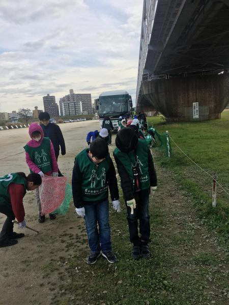 竹早小学校のみんなと江戸川でごみ拾い！画像