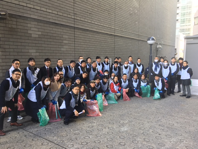 渋谷道玄坂チーム第二回清掃活動実施画像