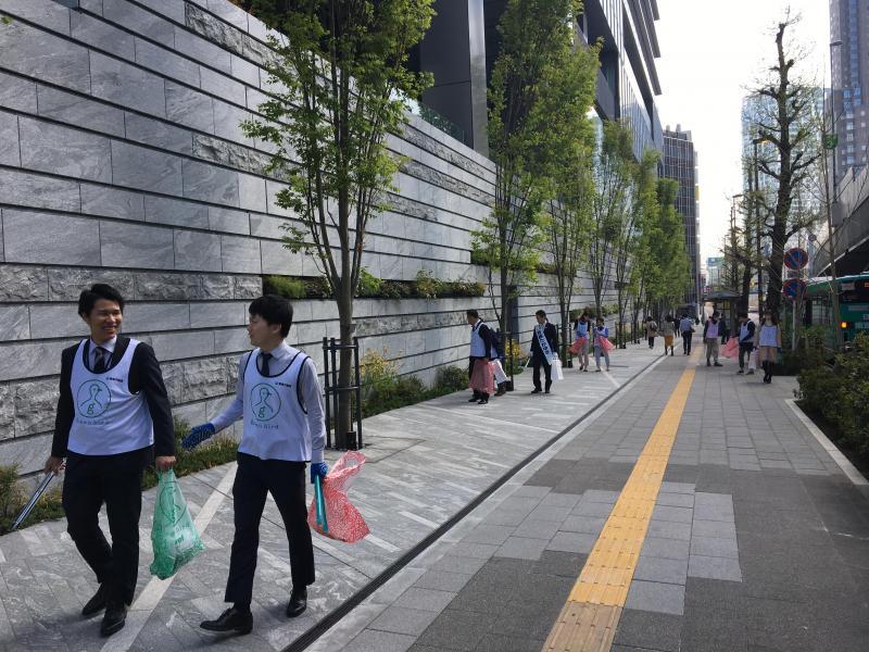 渋谷道玄坂チーム第四回地域清掃画像