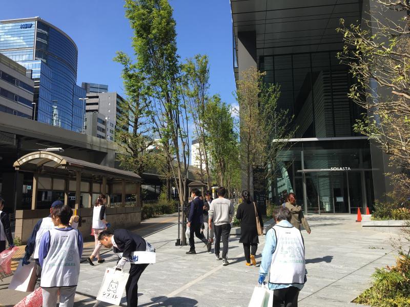 渋谷道玄坂チーム第四回地域清掃画像