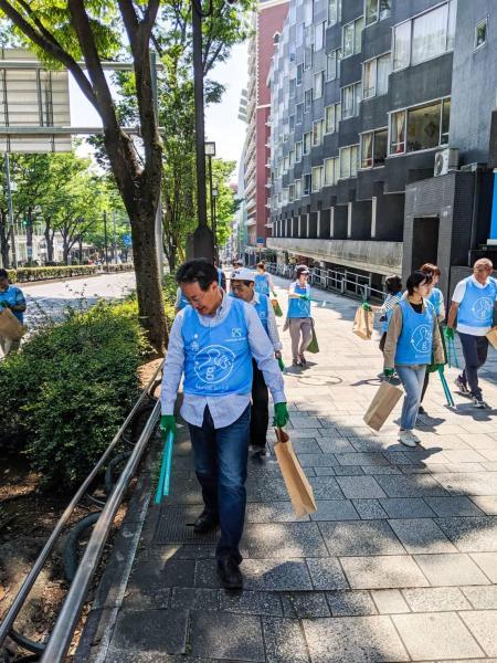 日本製鉄コラボそうじ＠原宿！画像