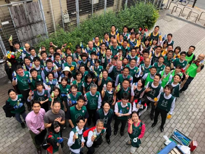 コカ・コーラさんとのごみゼロそうじ！画像