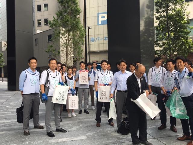 渋谷道玄坂チーム第7回清掃活動画像