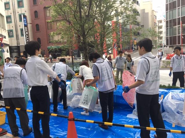 渋谷道玄坂チーム第7回清掃活動画像