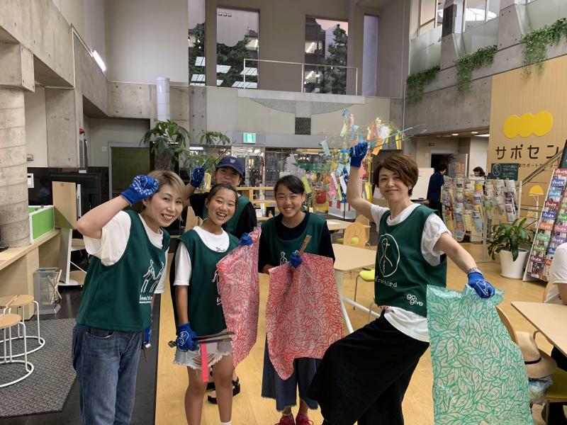 熱帯夜の中のお掃除画像