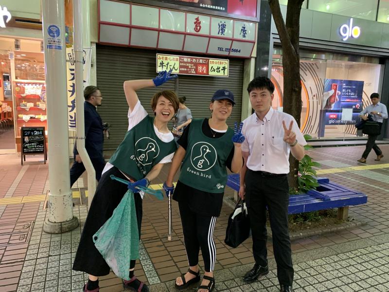 熱帯夜の中のお掃除画像